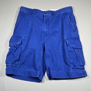 Polo Ralph Lauren Classic Chino Cargo Shorts Royal Blue 38T EUC